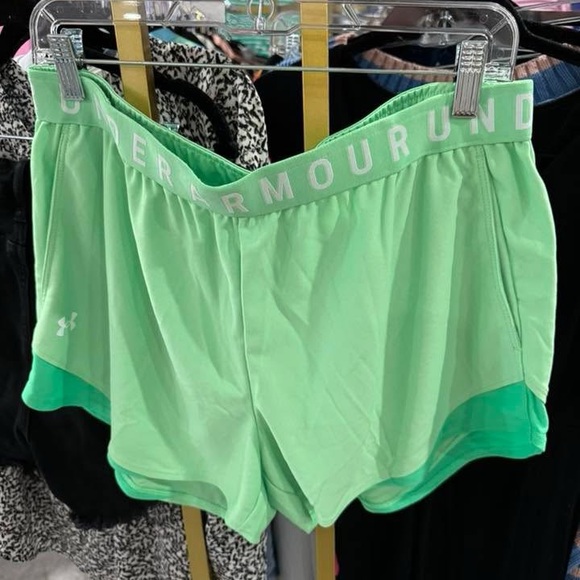 Under Armour Pants - Under Armour Mint Green Workout Shorts